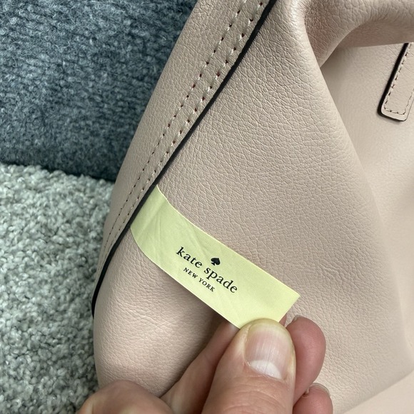 Kate Spade Lakeland Marina Reversible Pink/Red Leather Tote bag purse - Picture 8 of 15